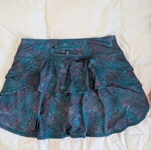 Ideology ruffled skort new